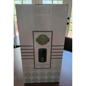 Scentsy Air Purifier (Black) Hepa Filter 3 Fan Modes Timer + Scent Pod Grotto